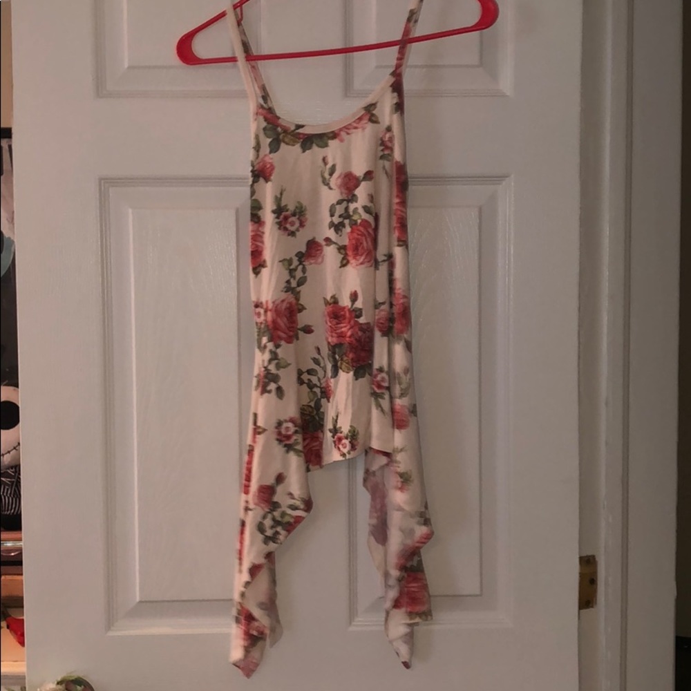 Flowy floral tank top